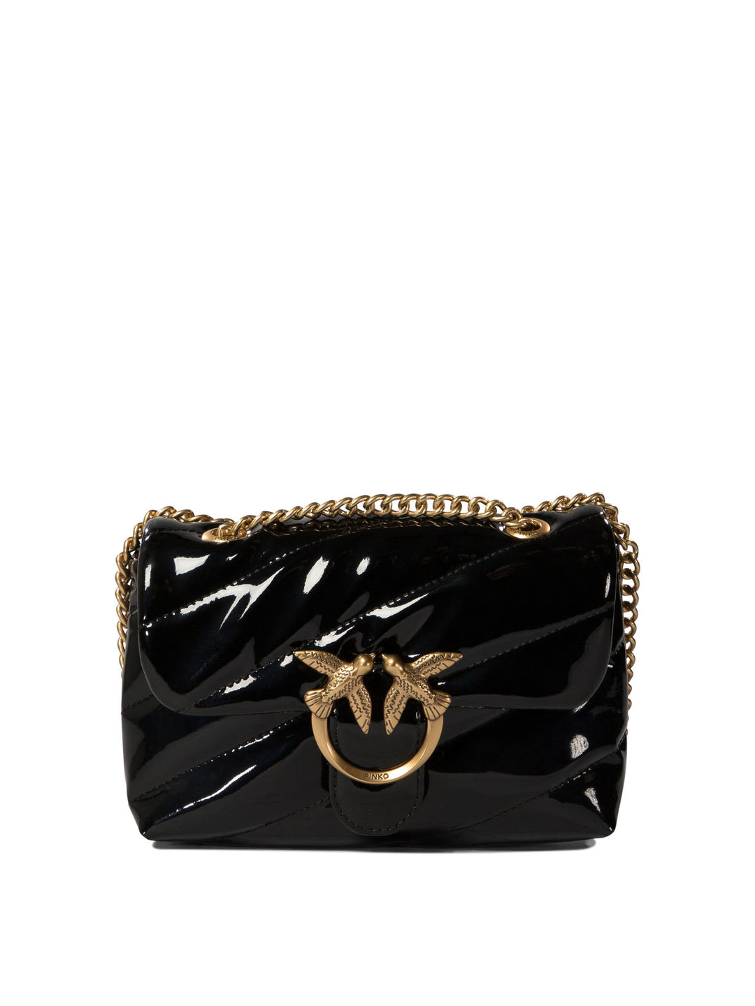 Love Baby Puff Crossbody Bags Black