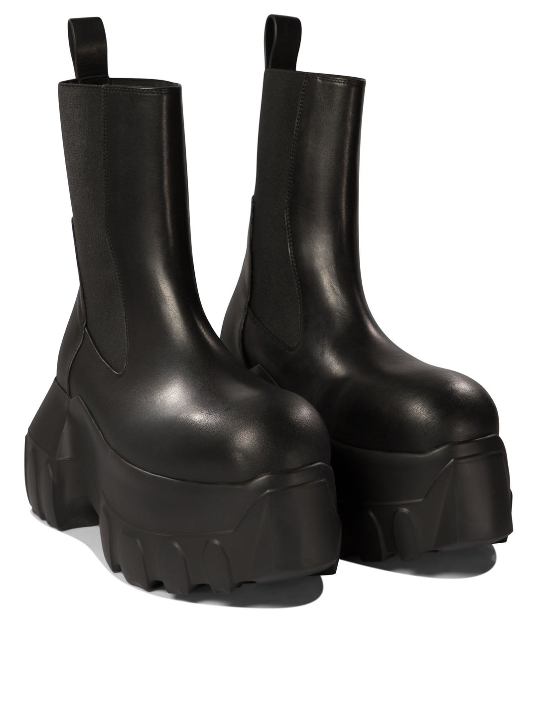 Beatle Mega Tractor Ankle Boots Black