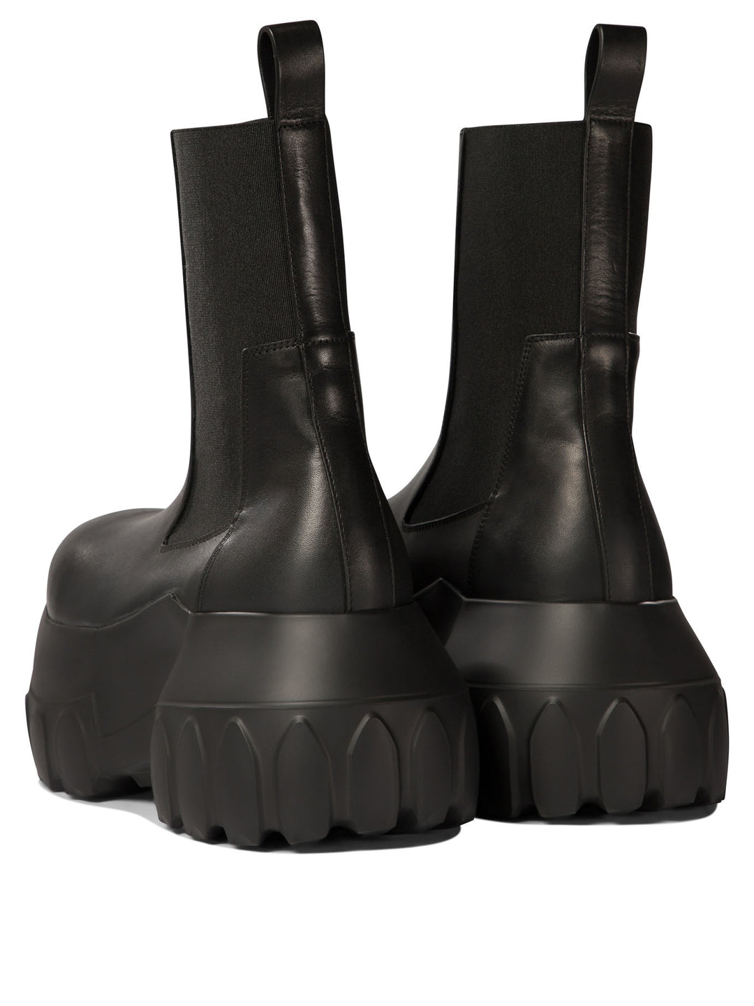 Beatle Mega Tractor Ankle Boots Black