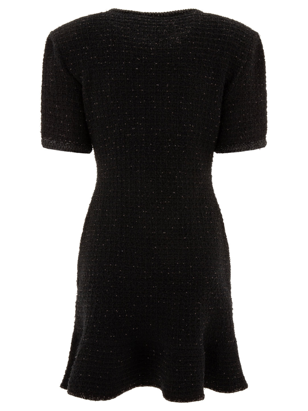 Knit Dress With Buttons Dresses Black