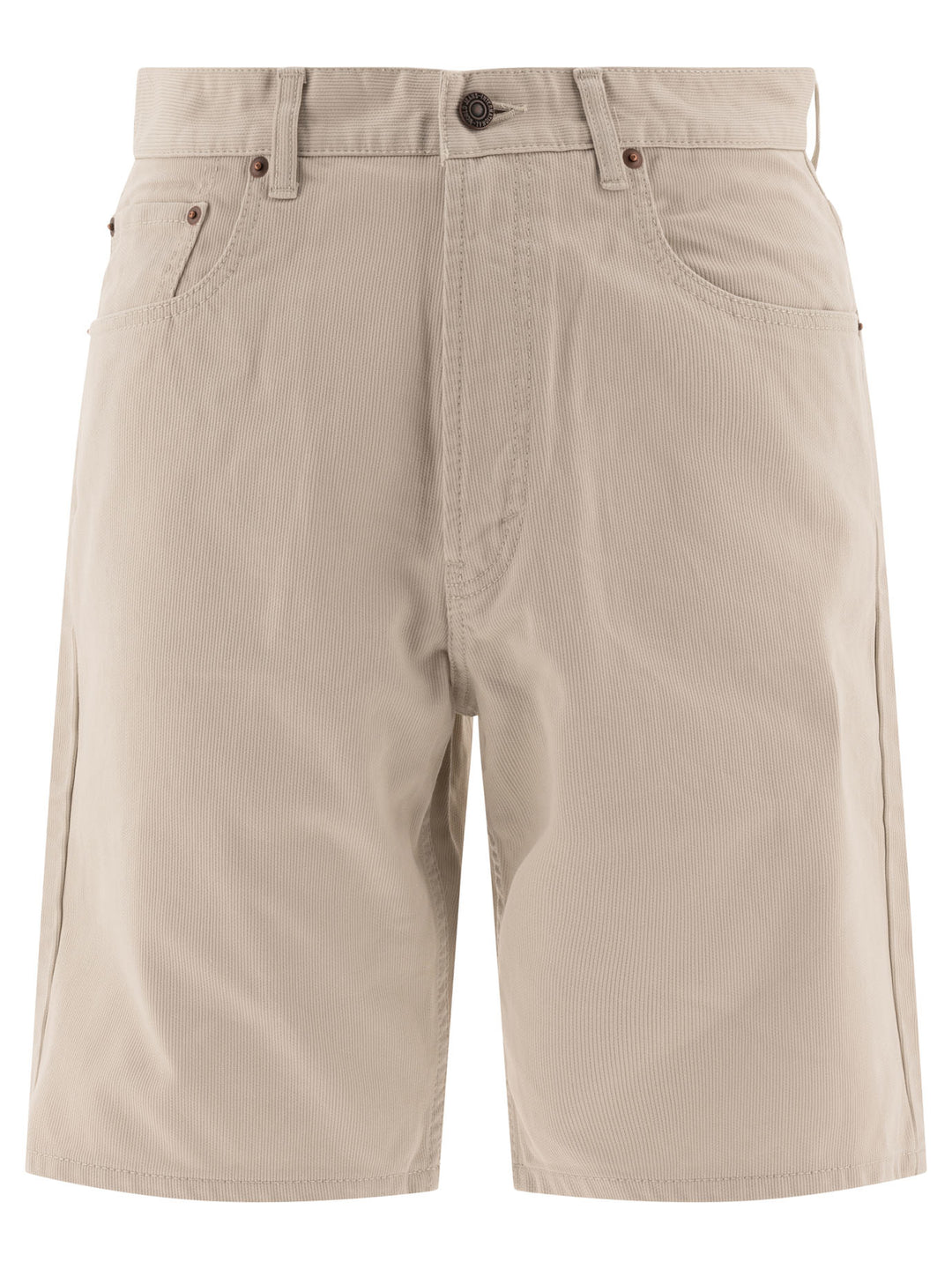 Piqué Shorts Trousers Beige