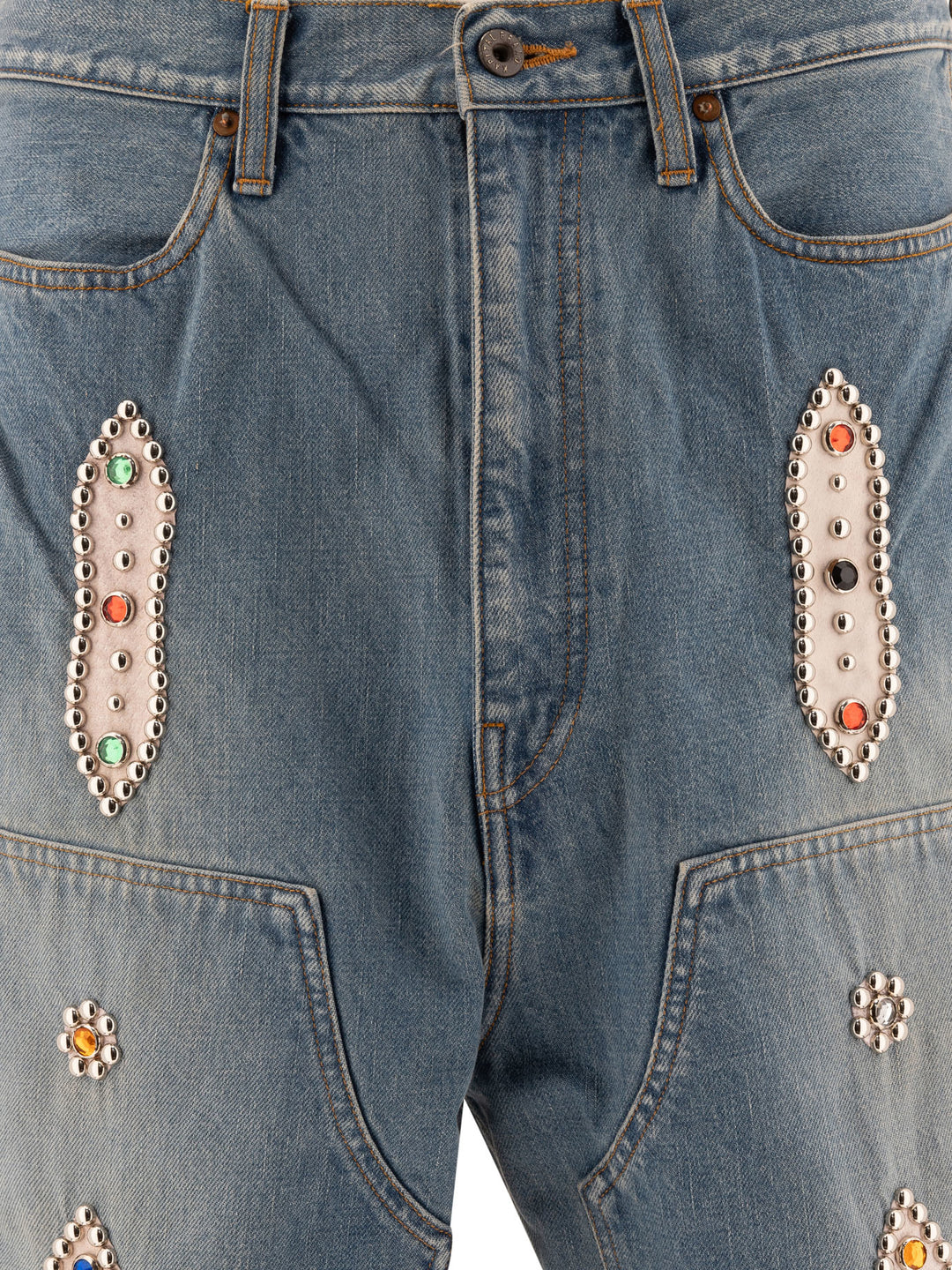 Studs Remake Short Light Blue