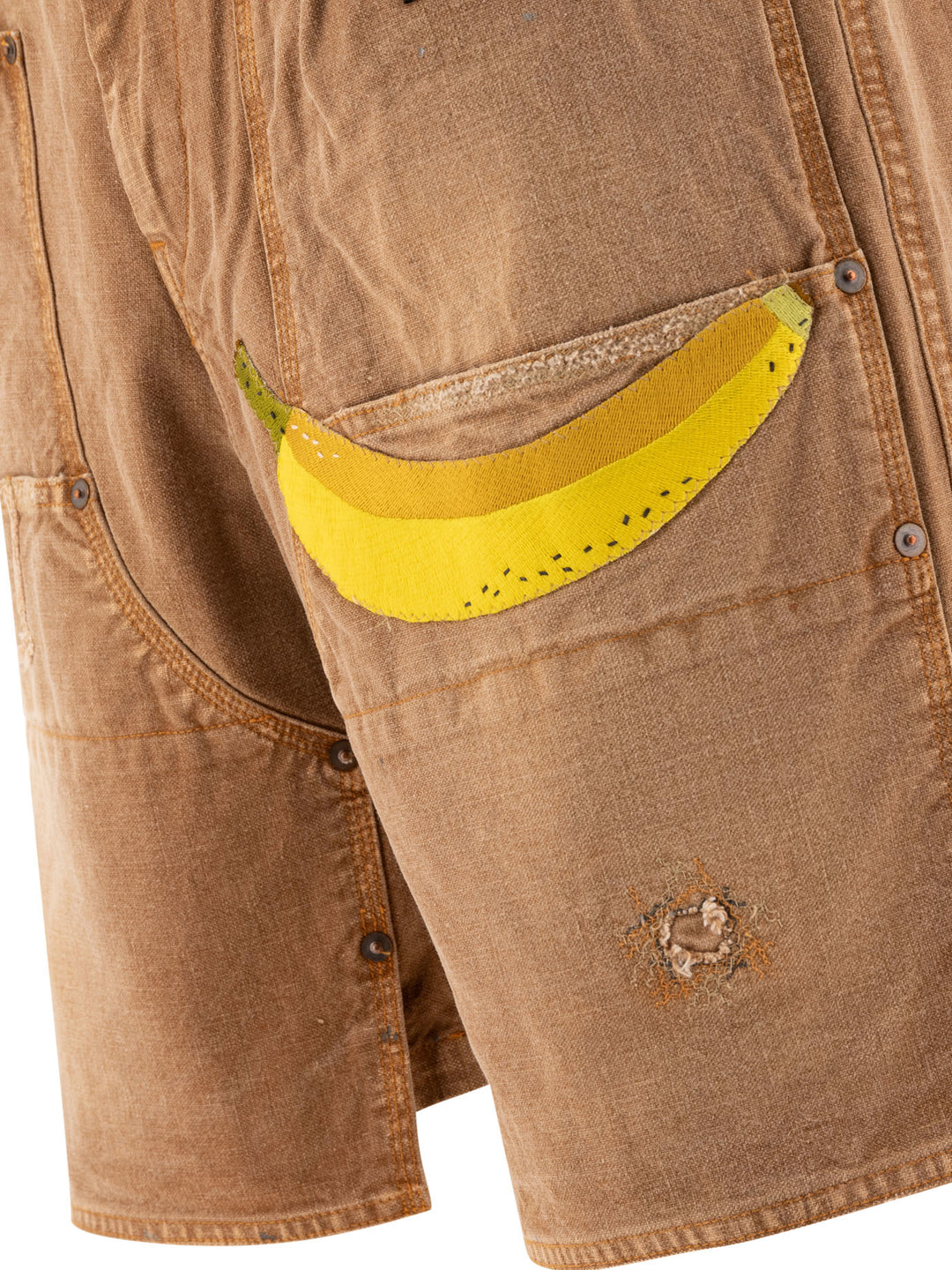 Banana Patch Remake Short Beige