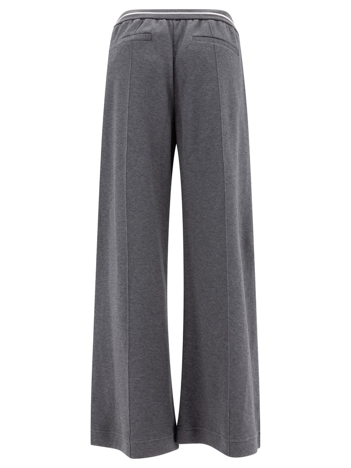 Techno Cotton Trousers Grey