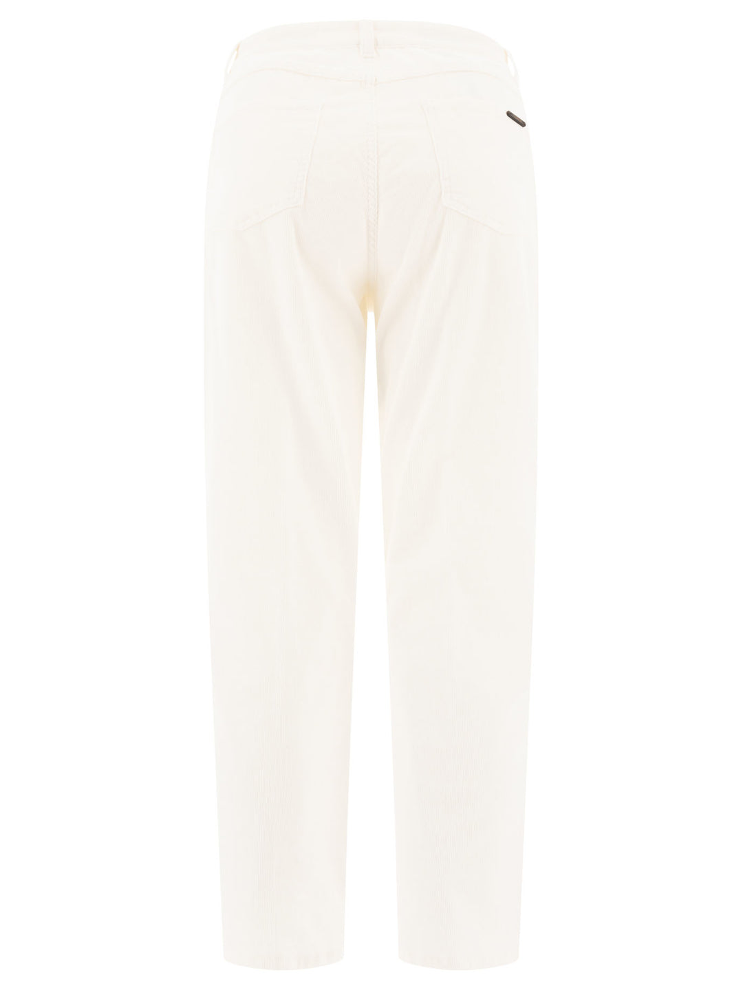 Corduroy Trousers White