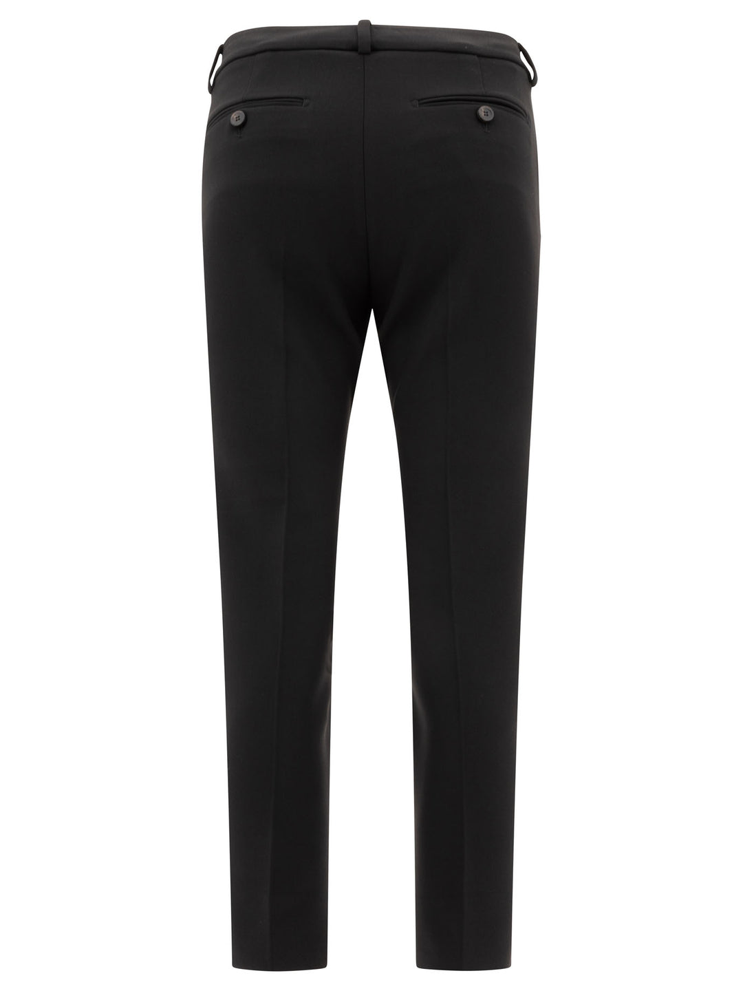 Jersey Cigarette Trousers Black