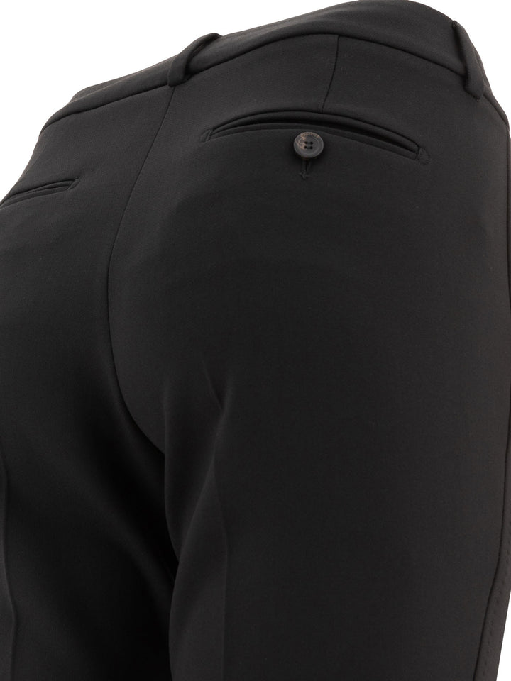 Jersey Cigarette Trousers Black