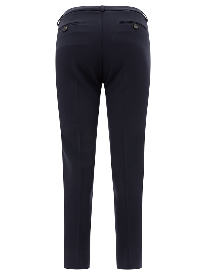 Jersey Cigarette Trousers Blue