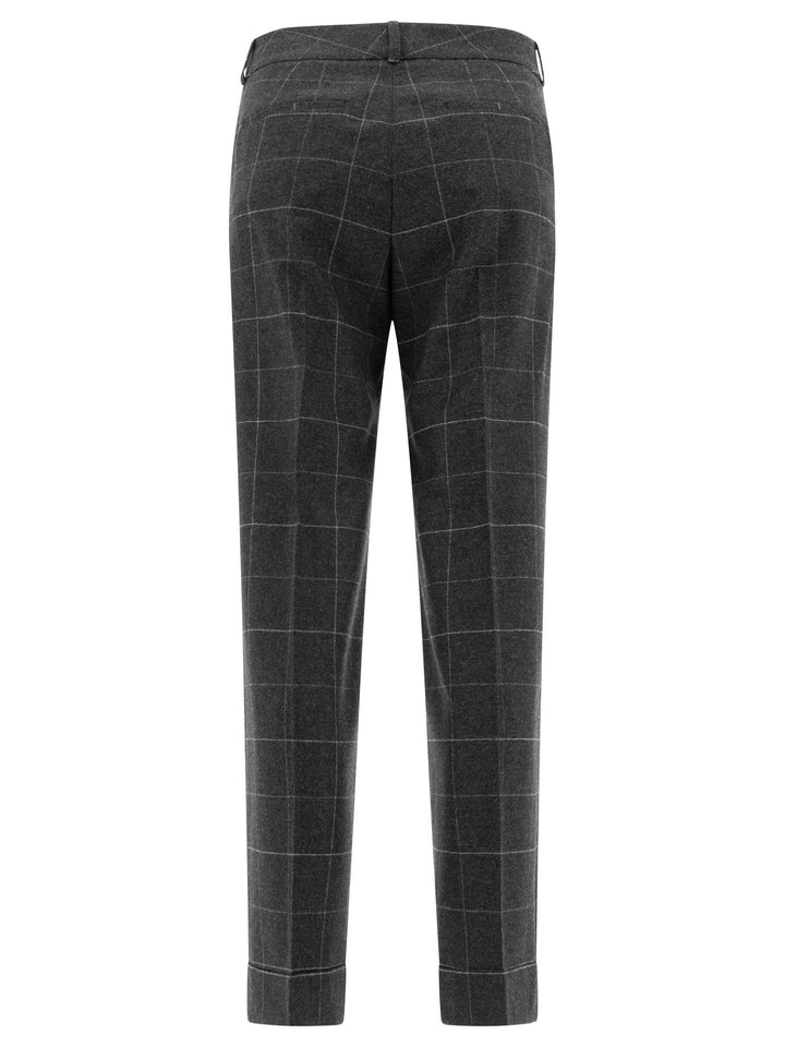 Wool And Cashmere Trousers Grey