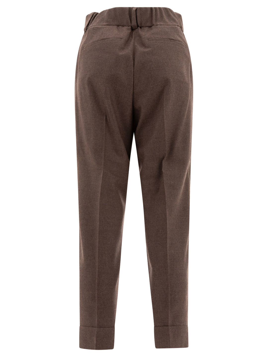 Tailored  With Punto Luce Trousers Brown