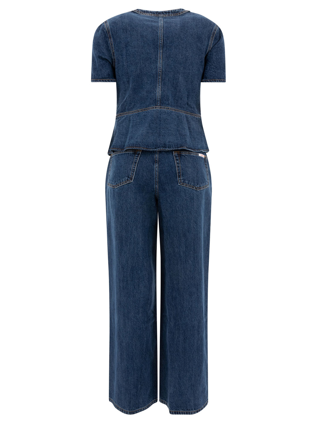 Denim Jumpsuit Dresses Blue