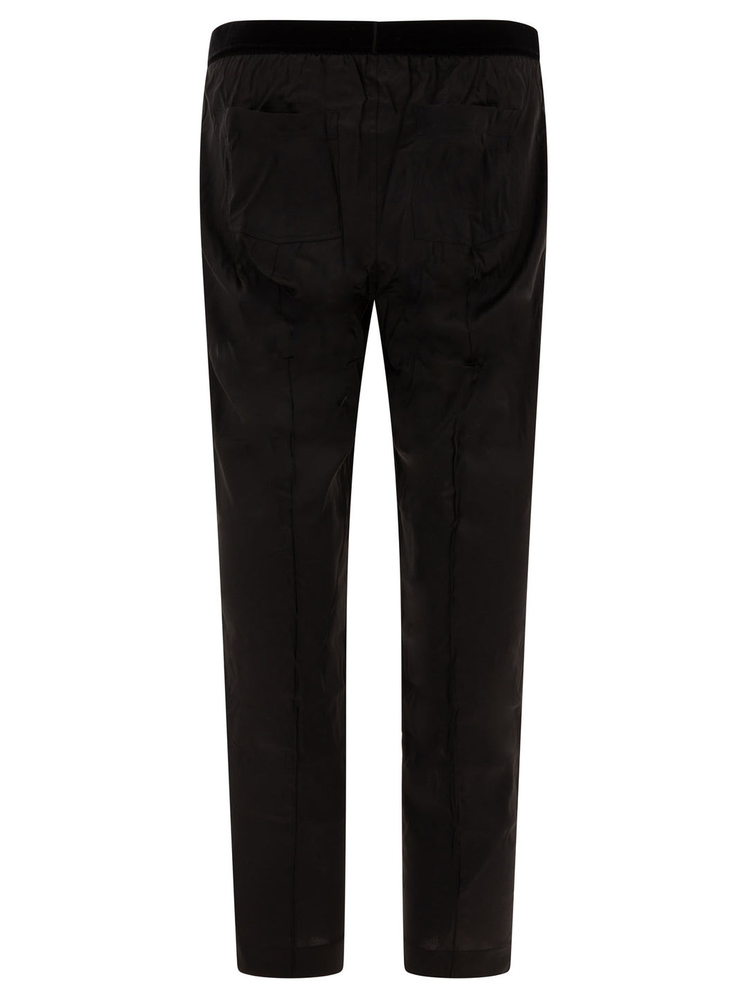 Silk Pyjamas Trousers Underwear Black