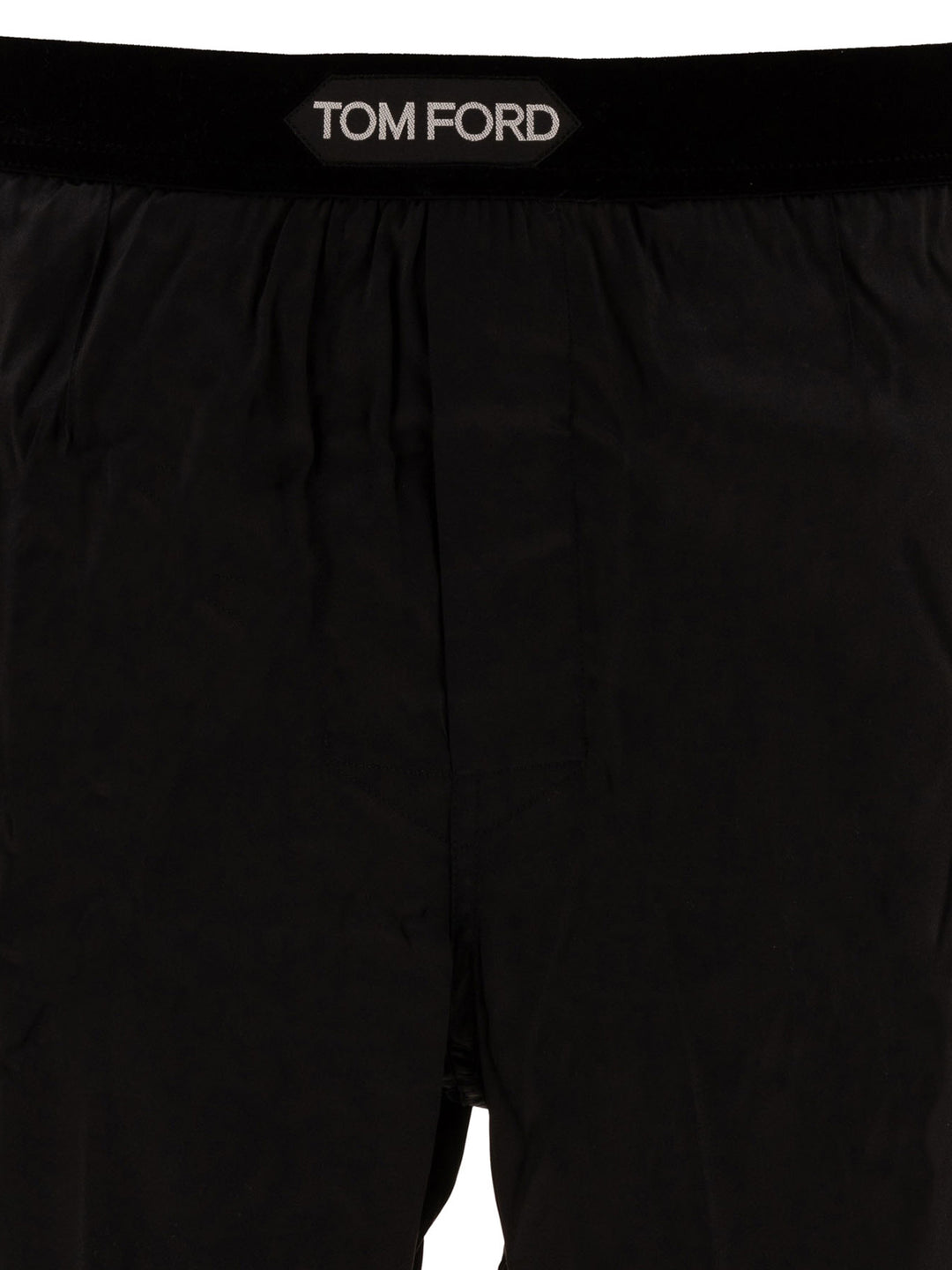 Silk Pyjamas Trousers Underwear Black