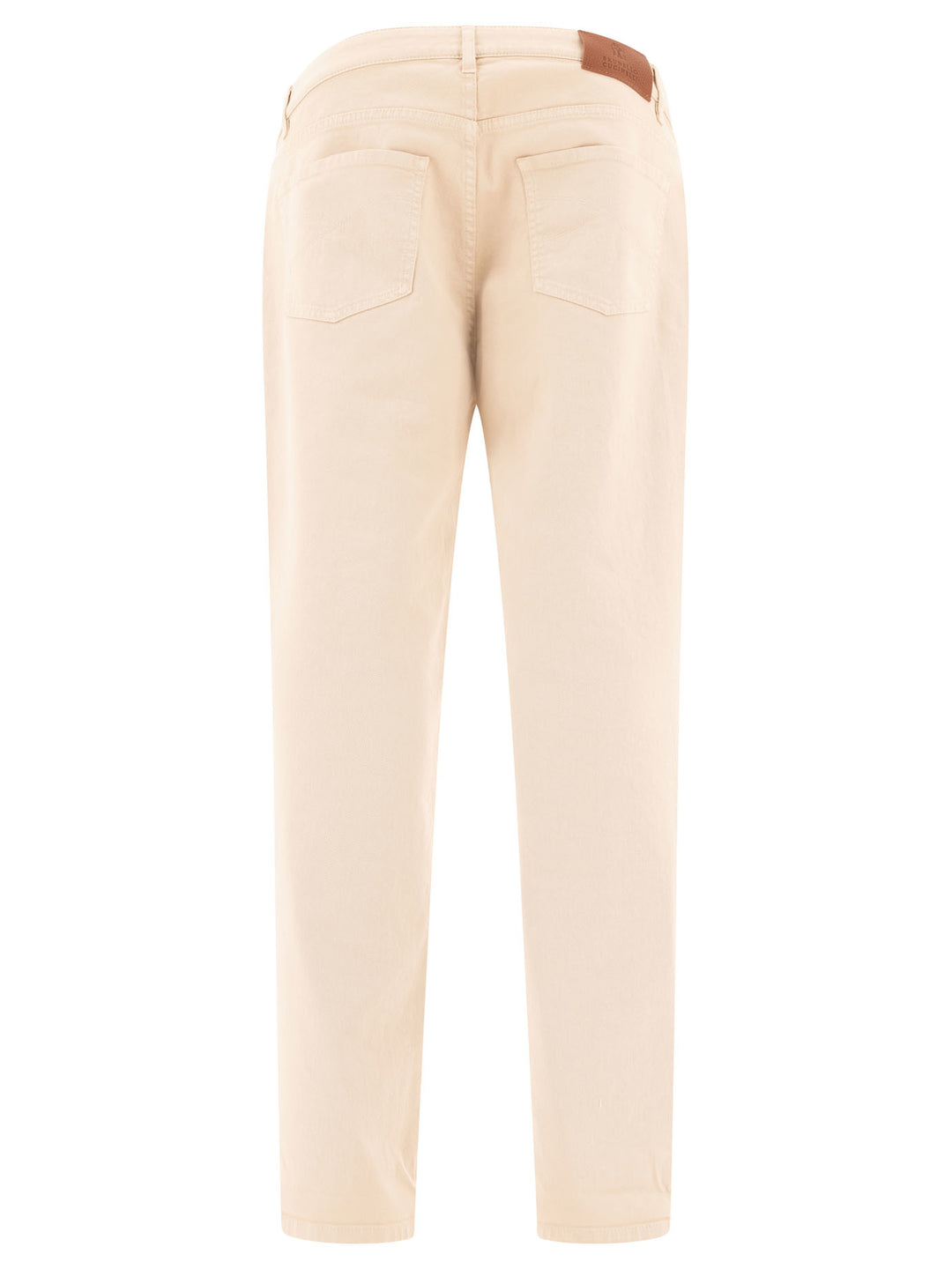 Garment-Dyed Trousers Beige