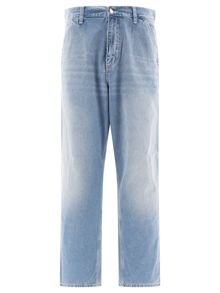 Simple Trousers Light Blue