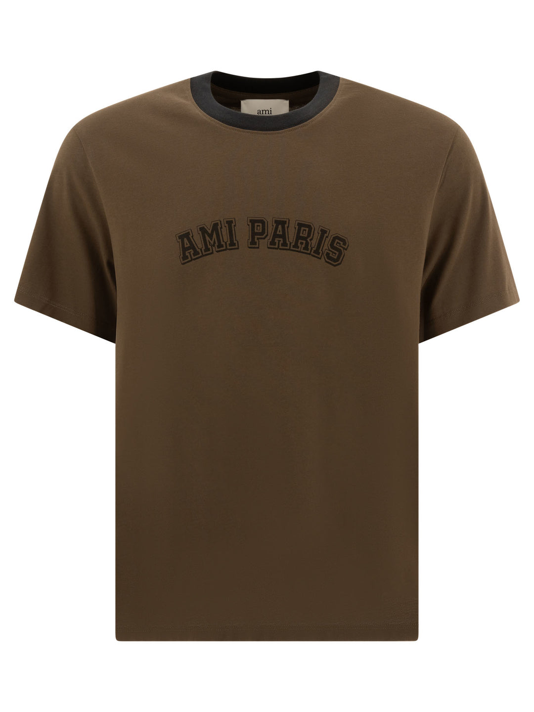 Ami Paris T-Shirts Brown