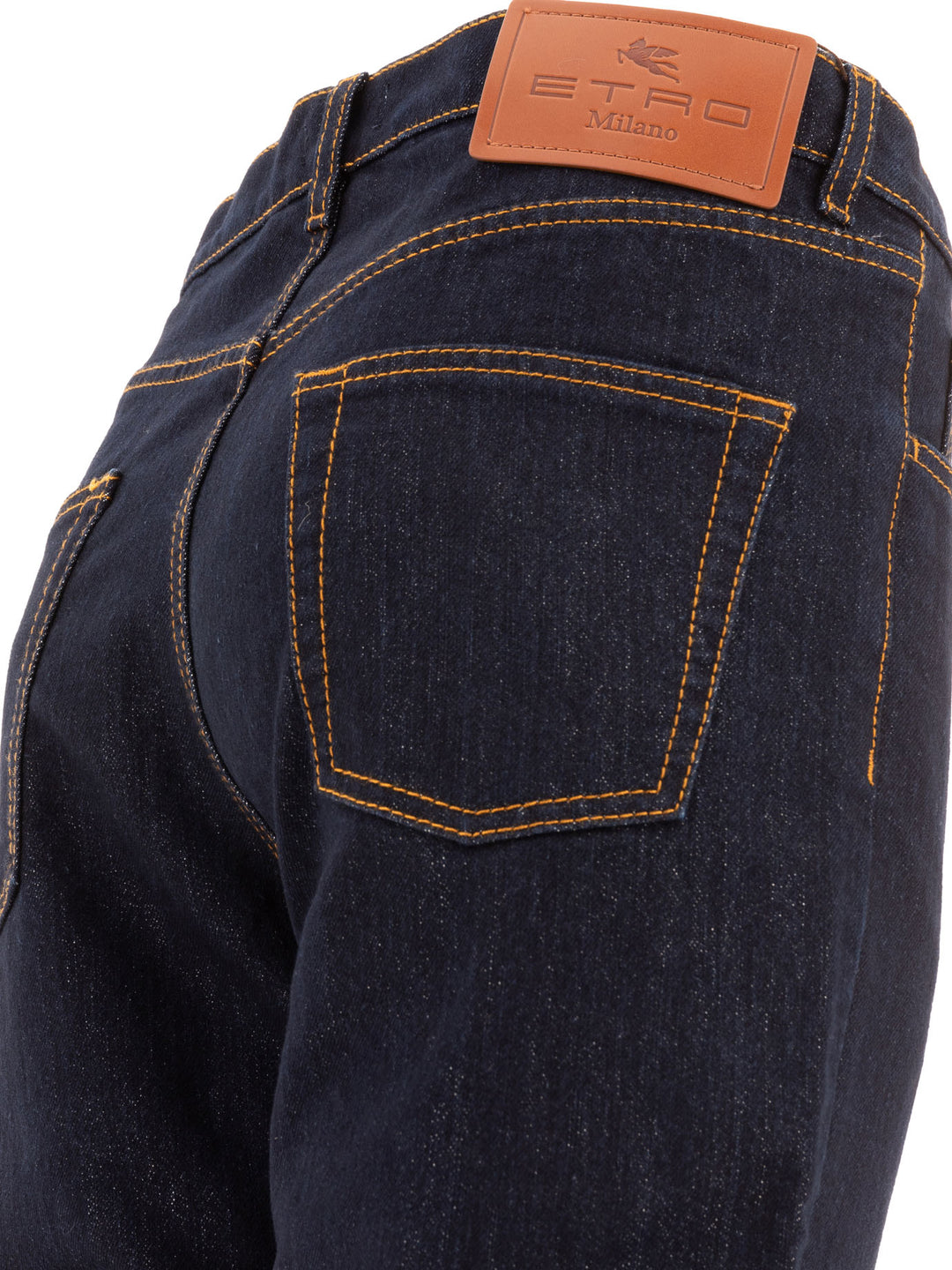 Straight-Leg Jeans Blue