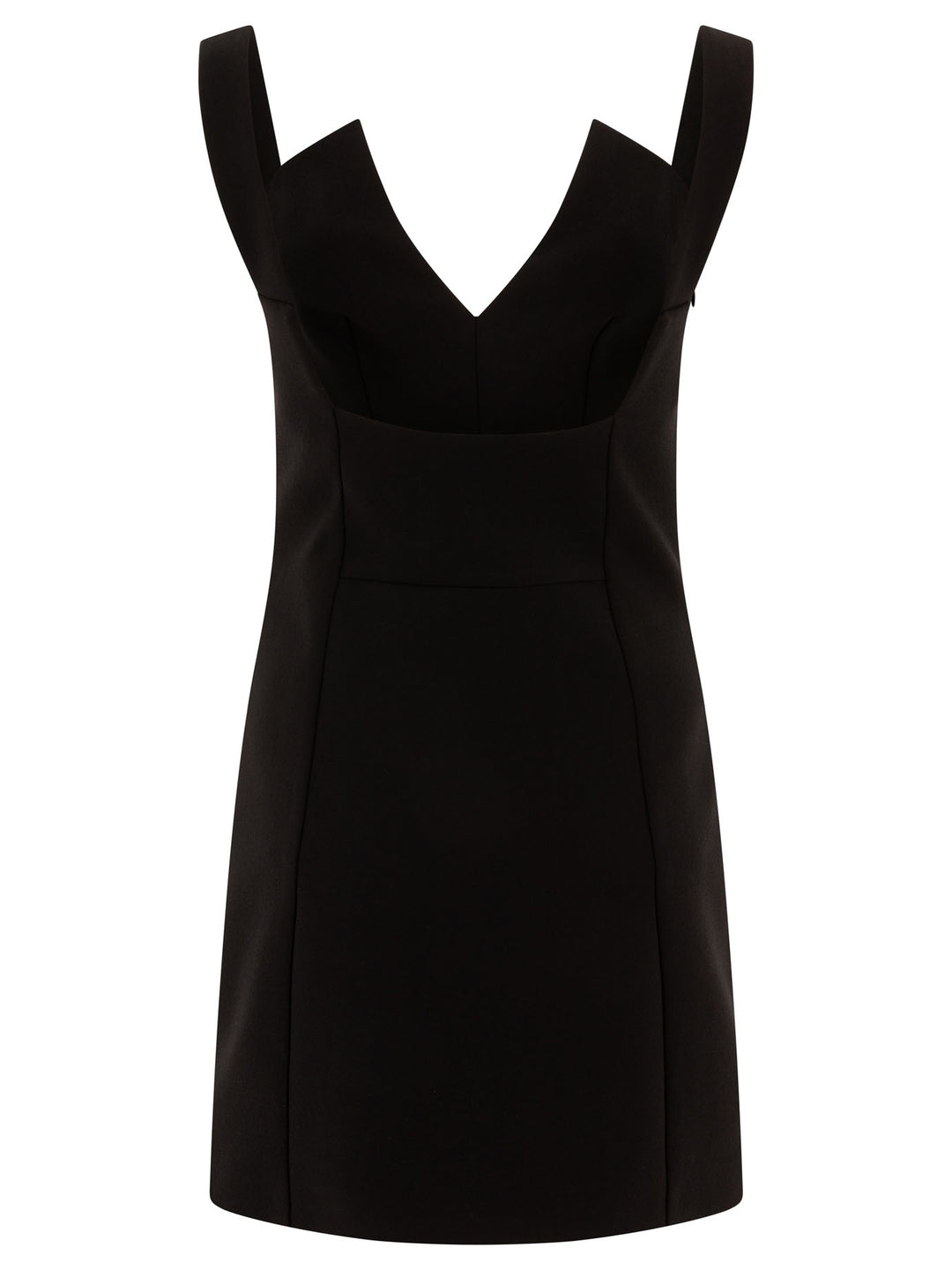 V-Neck Dress Dresses Black