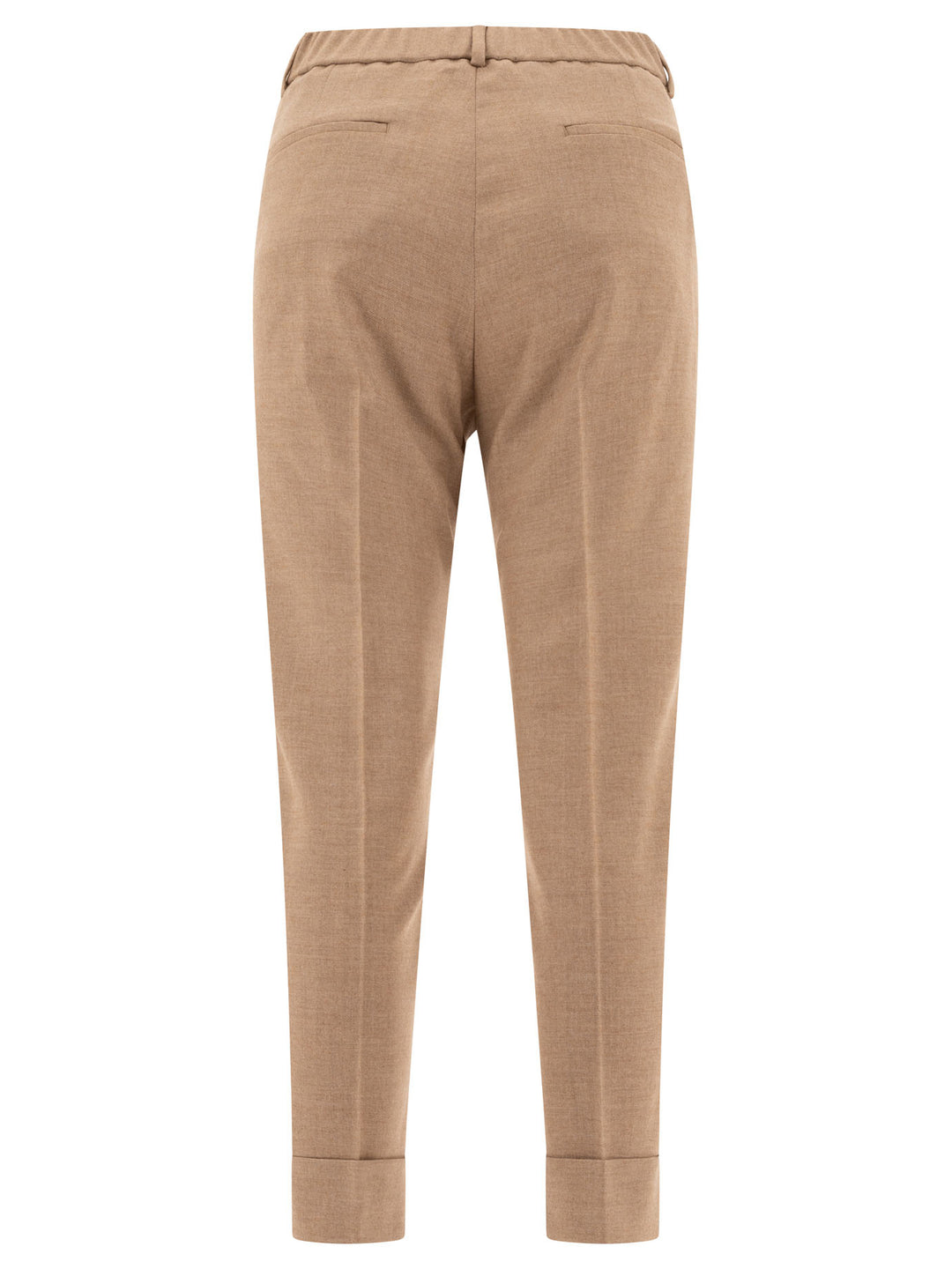 Wool  With Punto Luce Trousers Beige