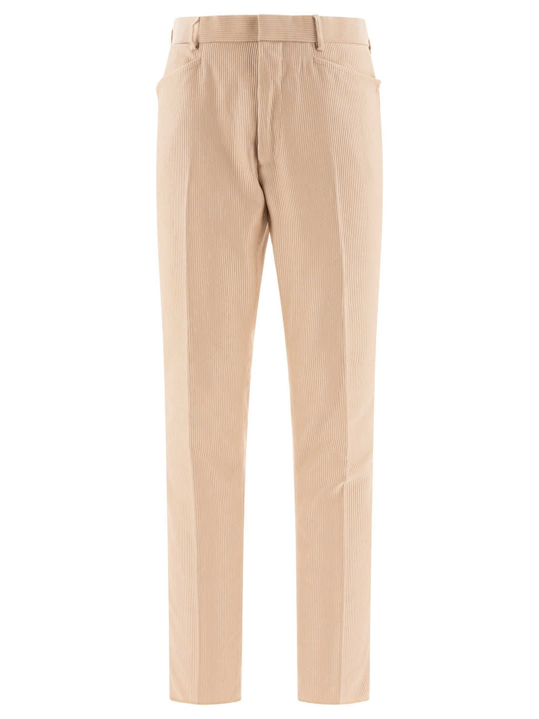 Corduroy Tailored Trousers Beige