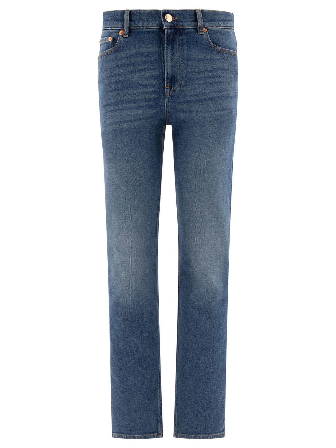 Straight-Leg Jeans Blue