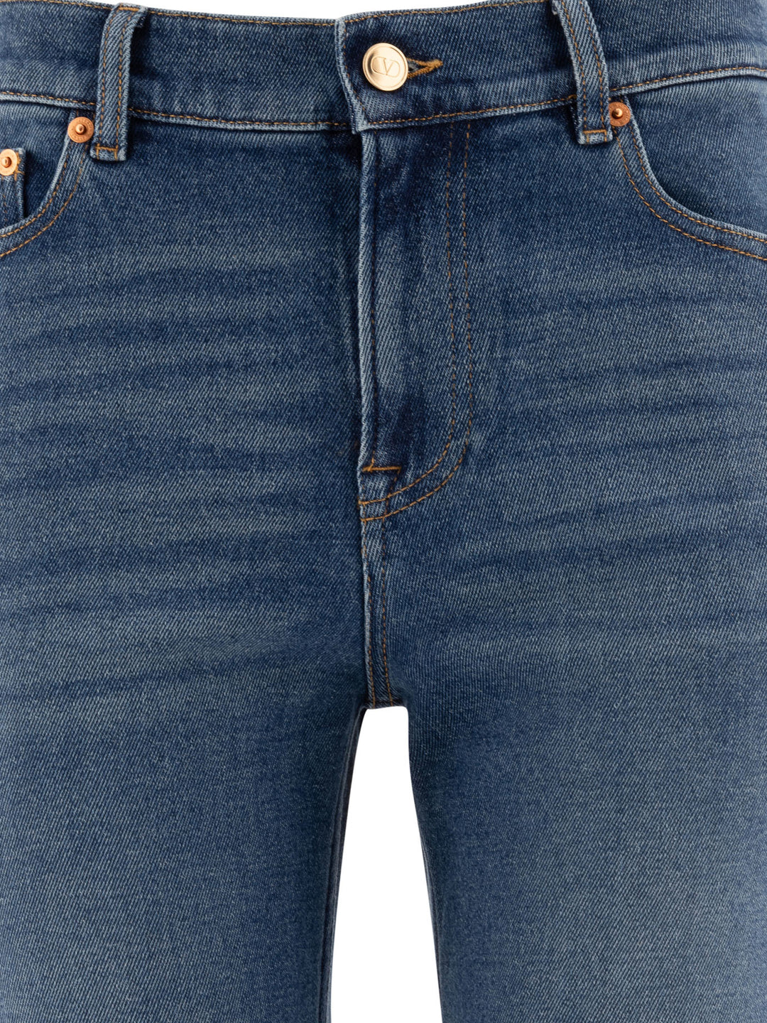 Straight-Leg Jeans Blue