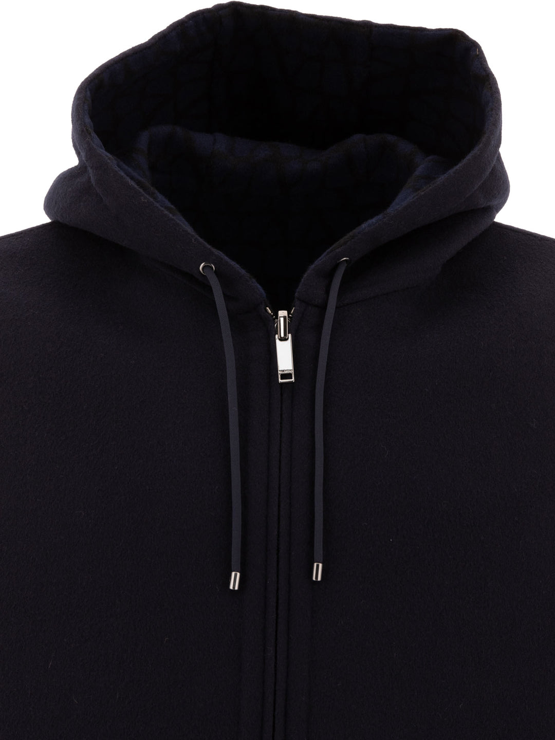 Reversible Hoodie-Style Coat Coats Blue