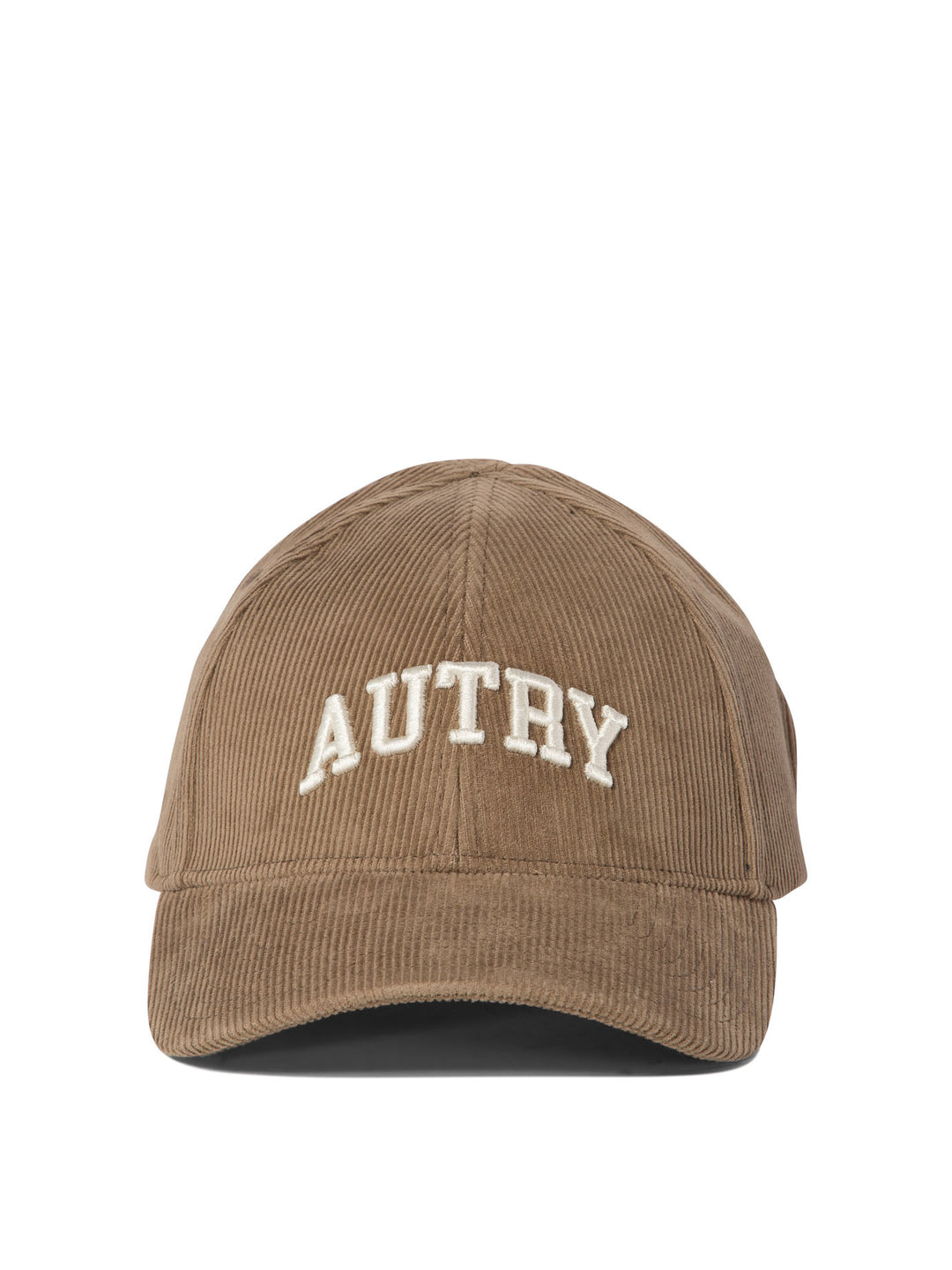 Corduroy Baseball Cap With Embroidery Hats Brown