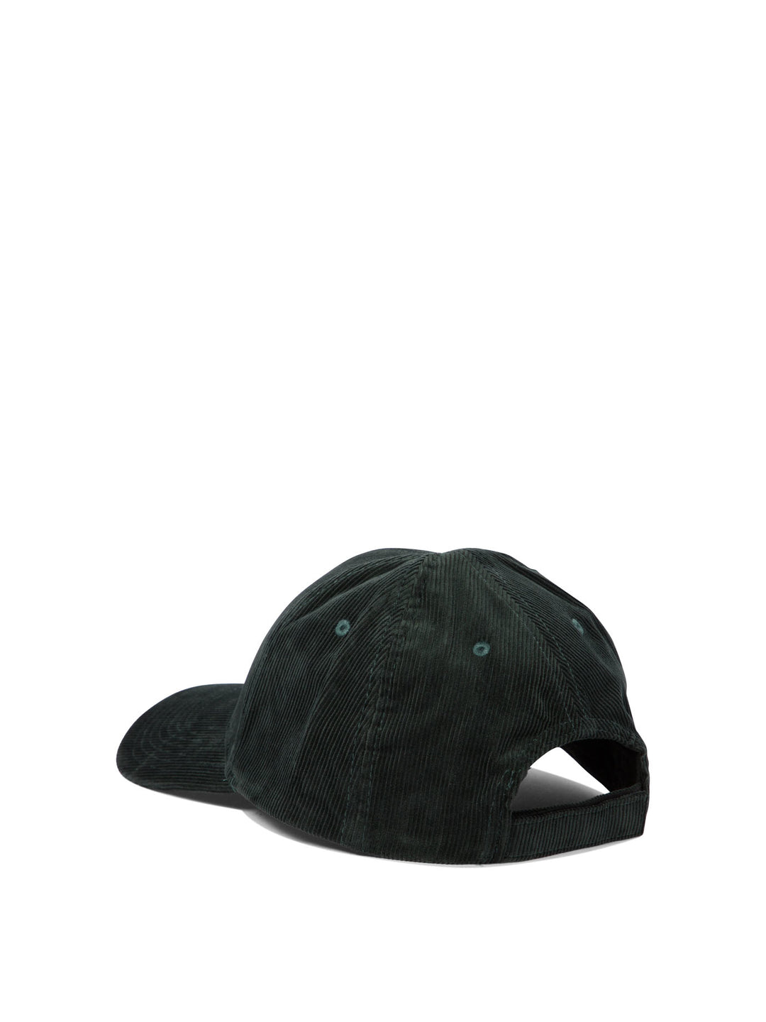 Corduroy Baseball Cap With Embroidery Hats Green