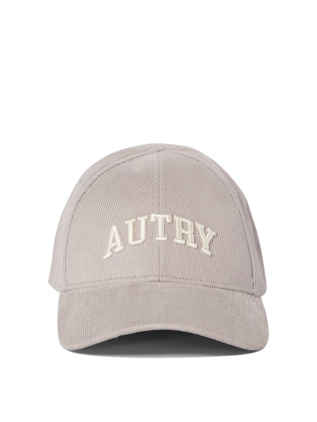 Corduroy Baseball Cap With Embroidery Hats Grey