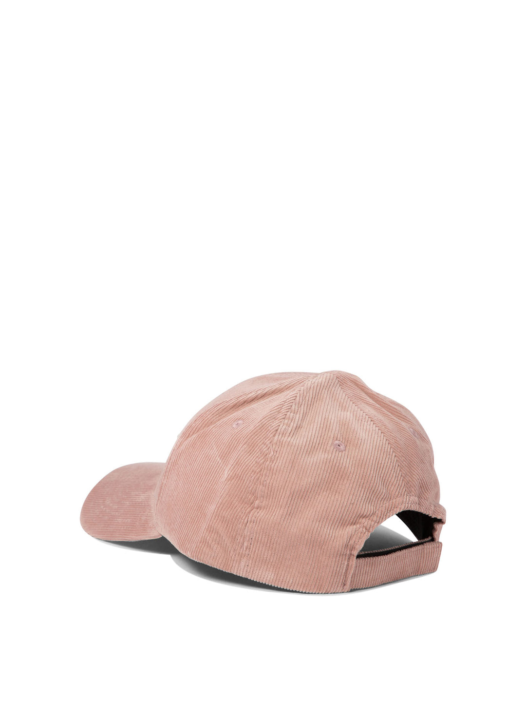 Corduroy Baseball Cap With Embroidery Hats Pink