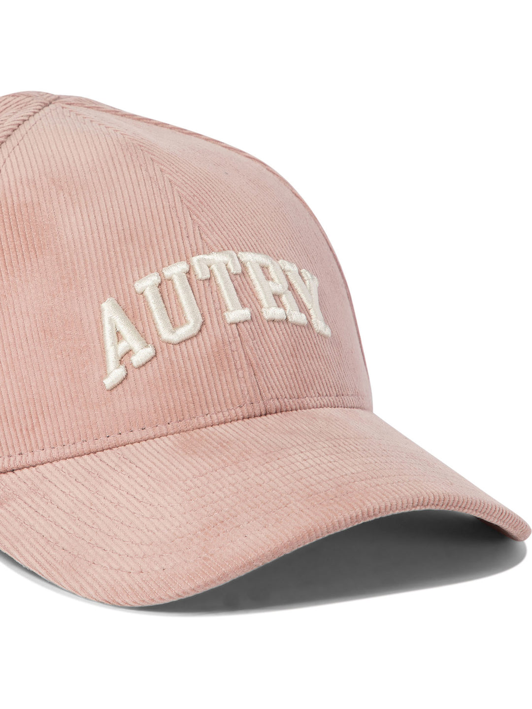 Corduroy Baseball Cap With Embroidery Hats Pink