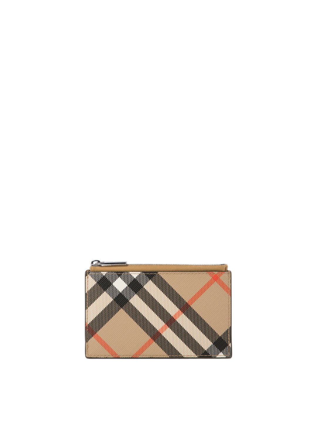 Check Card Holder Wallets & Card Holders Beige