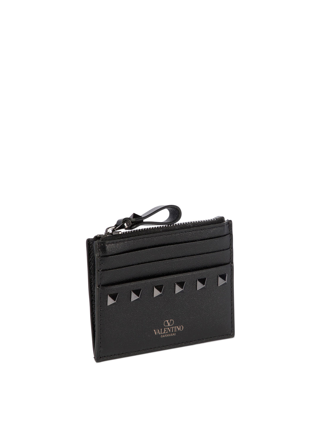 Rockstud Wallets & Card Holders Black