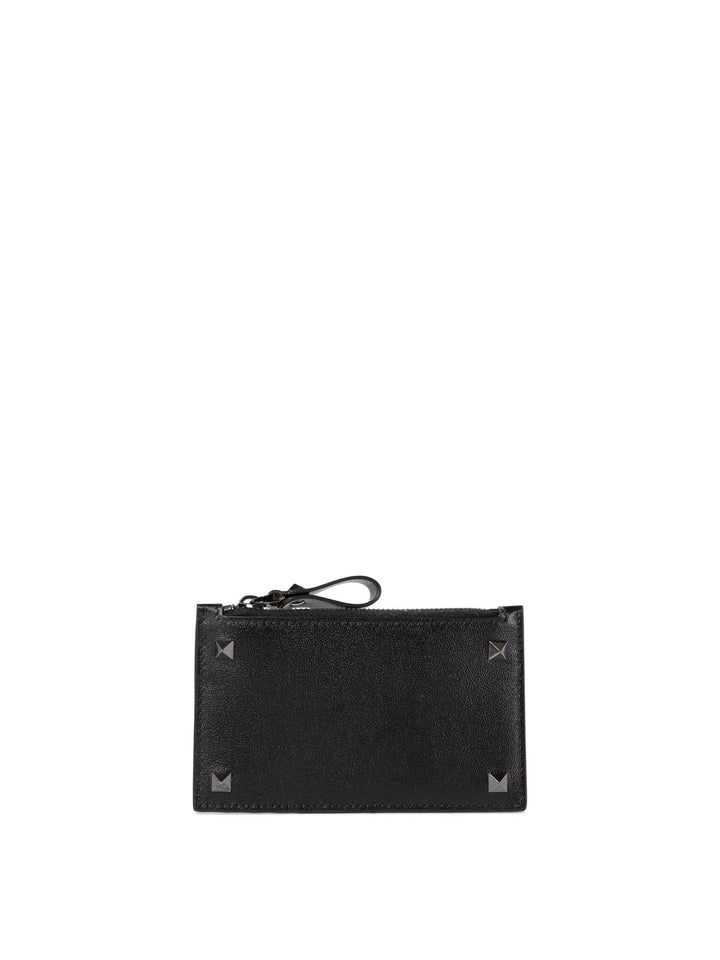 Rockstud Wallets & Card Holders Black