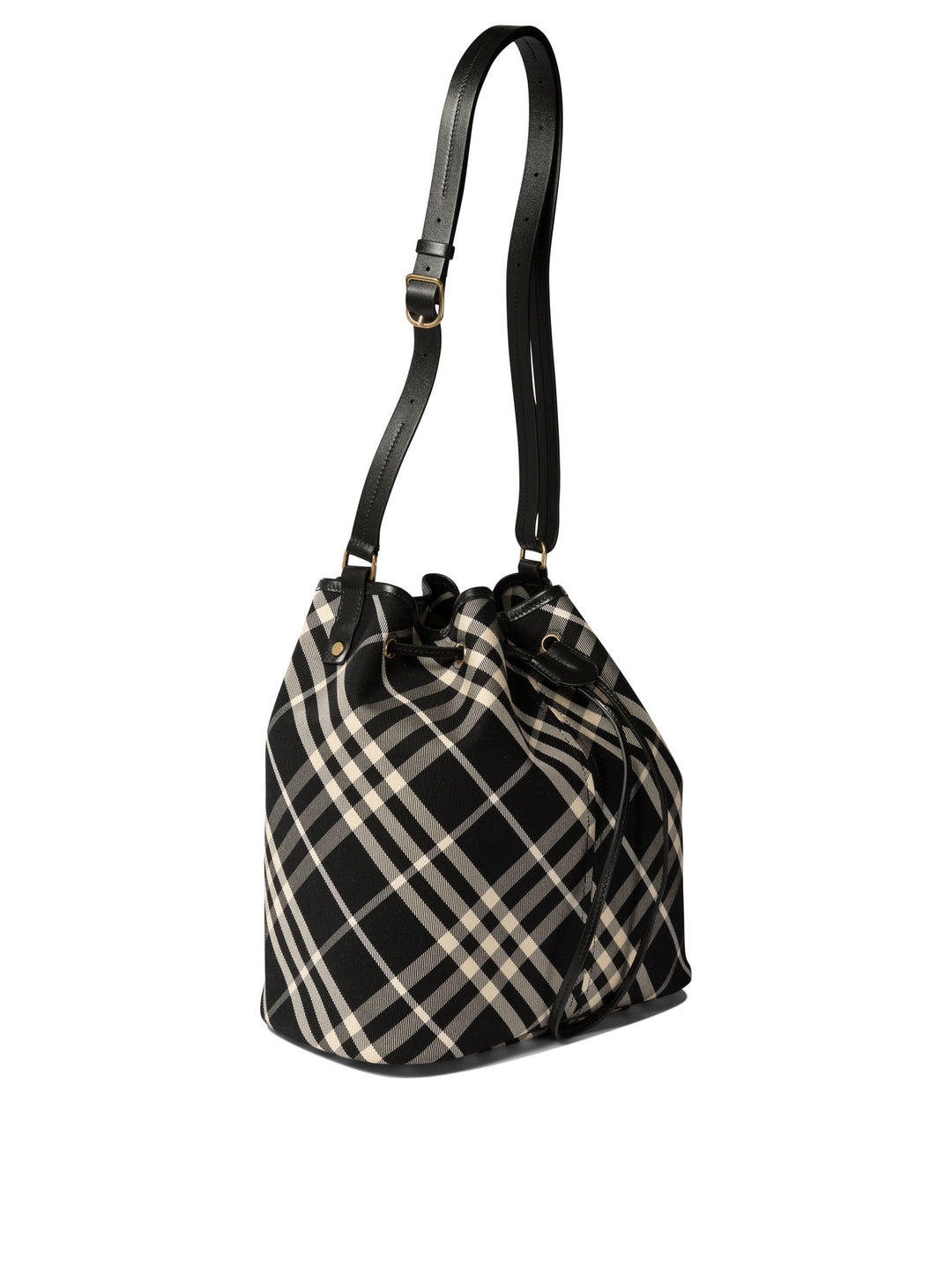 Medium Check Crossbody Bags Black