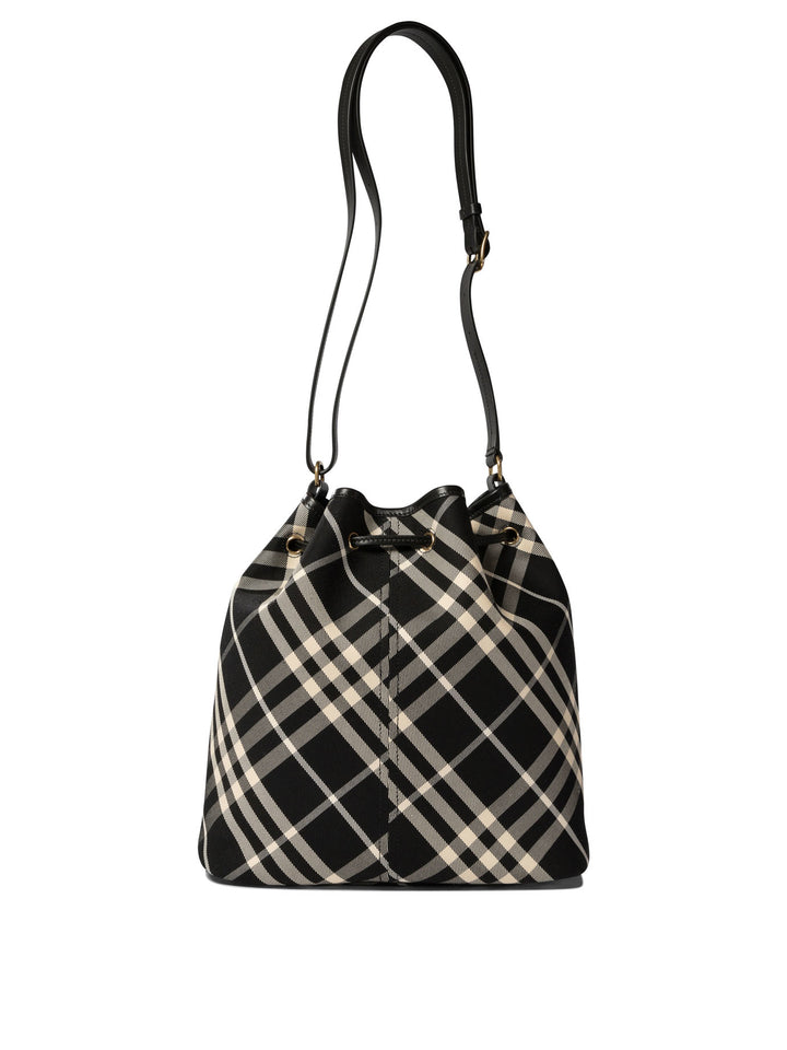 Medium Check Crossbody Bags Black