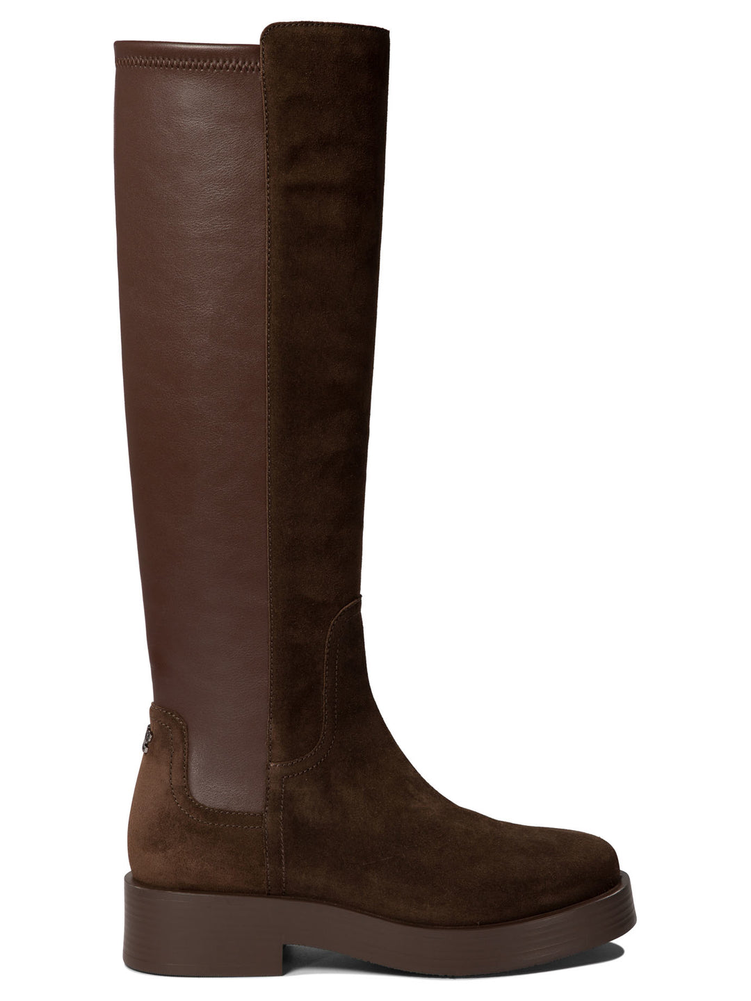 Boots With Suede Inserts Stivali & Stivaletti Brown