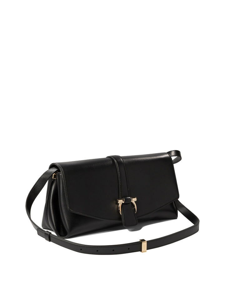 Crossbody Bag With Flap Crossbody Bags Black