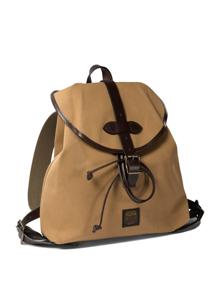 Drawstring Backpack Backpacks Beige