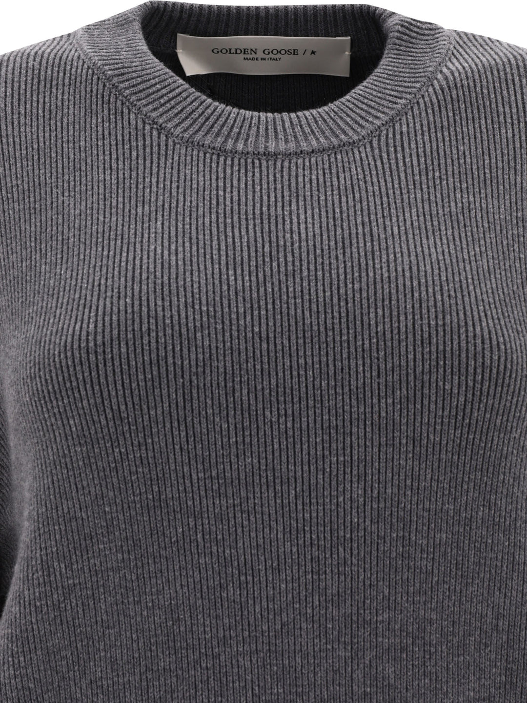 Dany Lettering Knitwear Grey