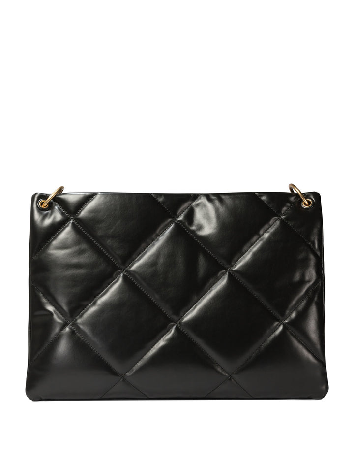 Kira Diamond Shoulder Bags Black