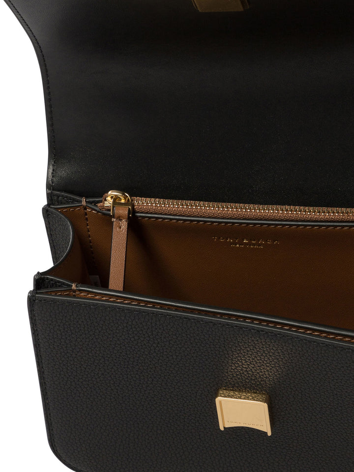 Eleanor Pebbled Small Crossbody Bags Black