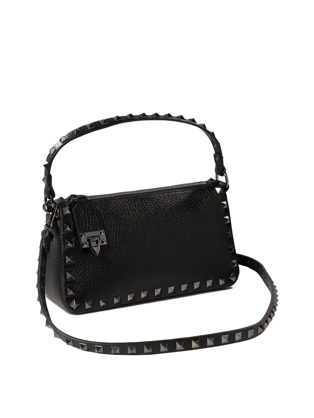 Rockstud Crossbody Bags Black