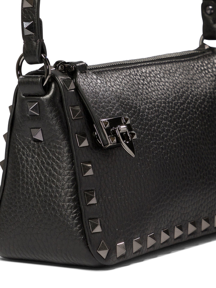 Rockstud Crossbody Bags Black