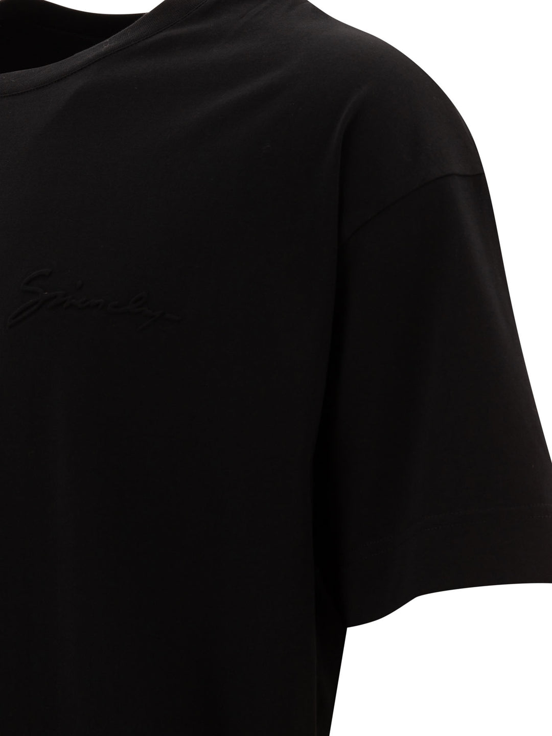 T-Shirt With Givenchy Signature T-Shirts Black