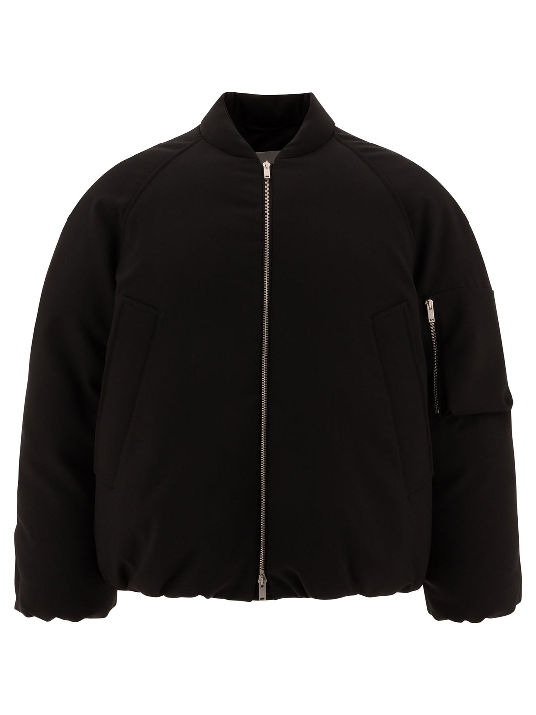 Water-Repellent Bomber Jacket Jackets Black