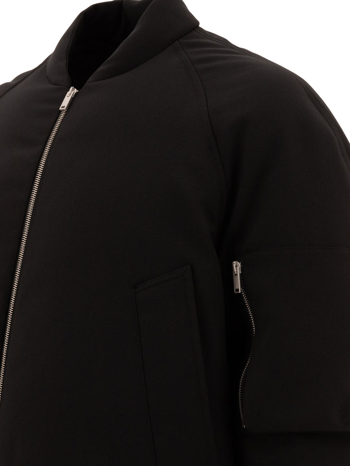 Water-Repellent Bomber Jacket Jackets Black