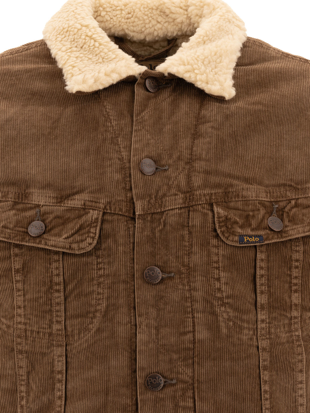 Corduroy Trucker Jacket Jackets Brown