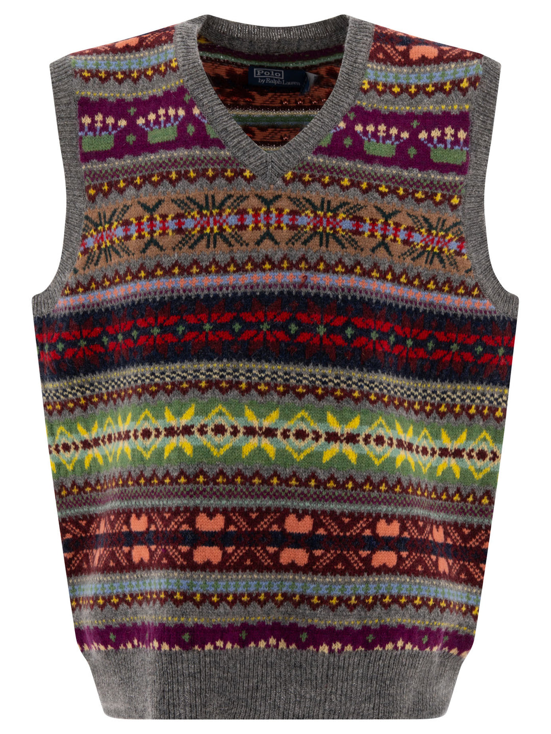 Fair Isle Knitwear Grey